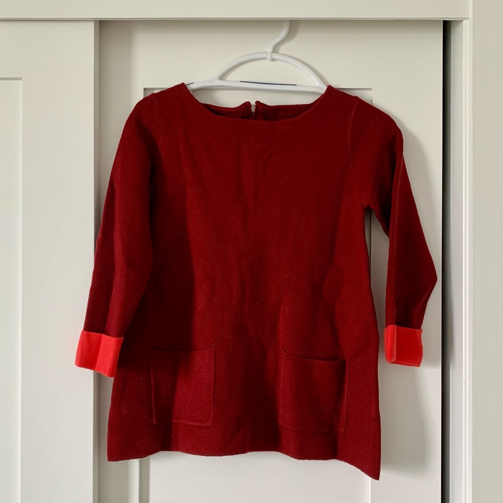 Burgundy red Cynthia Rowley top